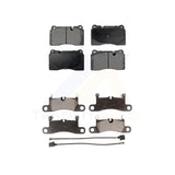 Front Rear Semi-Metallic Brake Pads Kit For Volkswagen Touareg