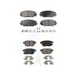 Front Rear Semi-Metallic Brake Pads Kit For Scion Toyota tC Matrix Pontiac Vibe