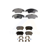 Front Rear Semi-Metallic Brake Pads Kit For Audi A6 Quattro A7