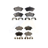 Front Rear Semi-Metallic Brake Pads Kit For Mercedes-Benz SLK250