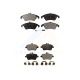 Front Rear Semi-Metallic Brake Pads Kit For Mercedes-Benz SLK250 SLK350 SLK300