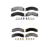 Front Rear Semi-Metallic Brake Pads Kit For Nissan NV2500 TITAN XD NV3500 NV1500