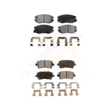 Front Rear Semi-Metallic Brake Pads Kit For Chevrolet Malibu Buick Impala Regal