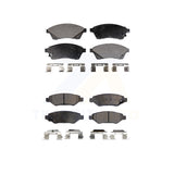 Front Rear Semi-Metallic Brake Pads Kit For Cadillac SRX Saab 9-4X