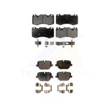 Front Rear Semi-Metallic Brake Pads Kit For Land Rover Range Sport Supercharged