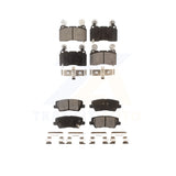 Front Rear Semi-Metallic Brake Pads Kit For Cadillac CTS