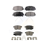 Front Rear Semi-Metallic Brake Pads Kit For Honda Accord