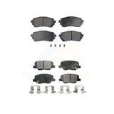 Front Rear Semi-Metallic Brake Pads Kit For Mazda 6