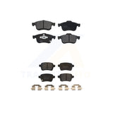 Front Rear Semi-Metallic Brake Pads Kit For 2014-2020 Fiat 500L