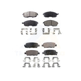 Front Rear Semi-Metallic Brake Pads Kit For Nissan Altima Sentra Juke Infiniti