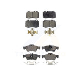 Front Rear Semi-Metallic Brake Pads Kit For Mercedes-Benz E350 SL500 E500 SL550