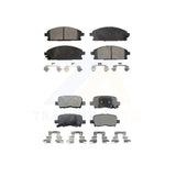 Front Rear Semi-Metallic Brake Pads Kit For 2003-2006 Acura MDX