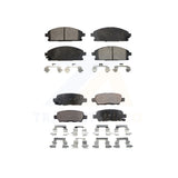 Front Rear Semi-Metallic Brake Pads Kit For Nissan Quest X-Trail