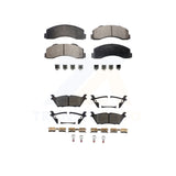 Front Rear Semi-Metallic Brake Pads Kit For Ford F-150 Expedition Lincoln