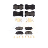 Front Rear Semi-Metallic Brake Pads Kit For Chevrolet Colorado GMC Canyon