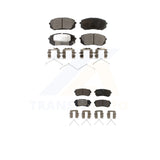 Front Rear Semi-Metallic Brake Pads Kit For Kia Optima Hyundai Sonata