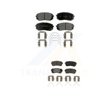 Front Rear Semi-Metallic Brake Pads Kit For Kia Optima With Manual Parking