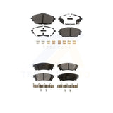 Front Rear Semi-Metallic Brake Pads Kit For Toyota C-HR