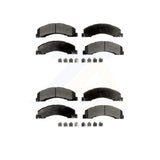 Front Rear Semi-Metallic Brake Pad Kit For Ram 5500 Dodge Sterling Truck 4500 45