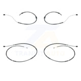 Mpulse Front Rear Disc Brake Pads Wear Sensor (4 Pack) For BMW X1