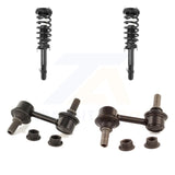 Front Shock Assembly & TOR Link Kit For 09-14 Acura TL Excludes All Wheel Drive