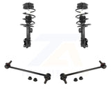 Front Complete Shock Assembly And TOR Link Kit For 2015-2019 Nissan Sentra