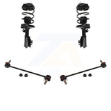 Front Complete Shock Assembly And TOR Link Kit For Mazda Protege Protege5