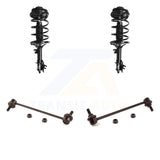 Front Complete Shock Assembly And TQ Link Kit For 2001-2006 Hyundai Santa Fe