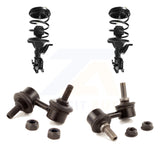 Front Complete Shock Assembly And TQ Link Kit For Honda Civic Acura EL