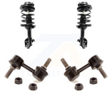 Front Complete Shock Assembly TQ Link Kit For Subaru Impreza Excludes WRX Models