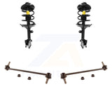 Front Complete Shock Assembly And TQ Link Kit For 2003-2006 Acura MDX