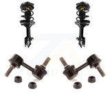 Front Complete Shock Assembly And TQ Link Kit For Subaru Legacy