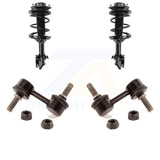 Front Complete Shock Assembly TQ Link Kit For Subaru Impreza Excludes WRX Models