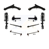 Front Control Arms Complete Shock Tie Rods Link Sway Bar Kit (10Pc) For Dodge &