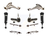 Front Control Arms And Complete Shock Tie Rods Link Sway Bar Kit (10Pc) For