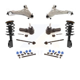 Front Control Arms And Complete Shock Tie Rods Link Sway Bar Kit (10Pc) For