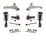 Front Control Arms And Complete Shock Tie Rods Link Sway Bar Kit (10Pc) For