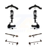 Front Control Arms Complete Shock Tie Rods Link Sway Bar Kit (10Pc) For Pontiac