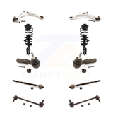 Front Control Arms Complete Shock Tie Rods Link Sway Bar Kit (10Pc) For Pontiac