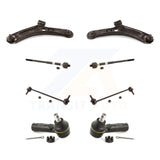 Front Control Arm Ball Joint Assembly Tie Rod End Link Kit (8Pc) For Suzuki SX4