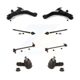 Front Control Arm Ball Joint Tie Rod End Link Kit (8Pc) For Kia Spectra Spectra5