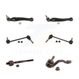 Front Suspension Control Arm Ball Joint Tie Rod End Link Kit (6Pc) For BMW X5 X6