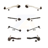 Front Control Arm & Ball Joint Tie Rod End Link Kit (8Pc) For Mercedes-Benz C230