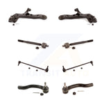 Front Control Arm Ball Joint Assembly Tie Rod End Link Kit (8Pc) For Toyota RAV4