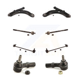 Front Control Arm And Ball Joint Tie Rod End Link Kit (8Pc) For Volkswagen Jetta