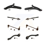 Front Suspension Control Arm Ball Joint Tie Rod End Link Kit (8Pc) For Kia Soul