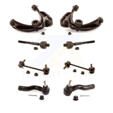 Front Suspension Control Arm & Ball Joint Tie Rod End Link Kit (8Pc) For Mazda 6