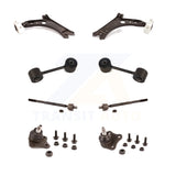 Front Suspension Control Arm Steering Tie Rod End Link Ball Joint Kit (8Pc) For