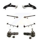 Front Control Arm Ball Joint Tie Rod End Link Kit (8Pc) For Volkswagen Tiguan CC