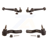 Front Suspension Control Arm Assembly & Tie Rod End Kit For Ford Fusion Lincoln